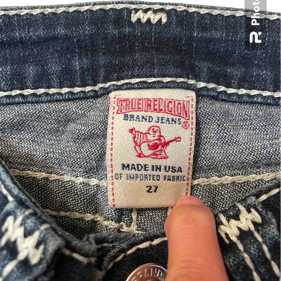 True Religion boot cut jeans - size 27 - Picture 3 of 8